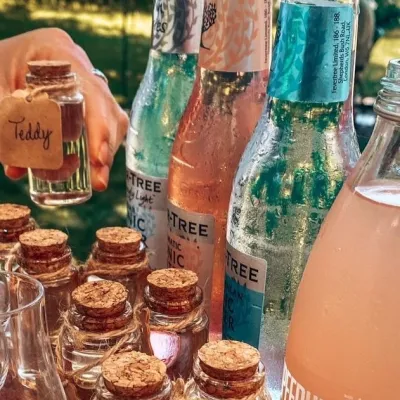 a bottle of wine on a table