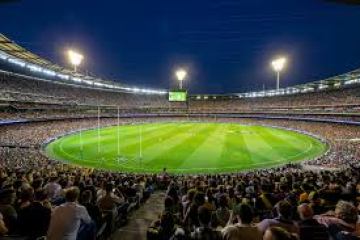 a stadium full of people